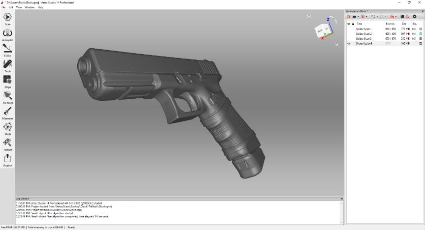 Scanere 3d Artec Leo Space Spider