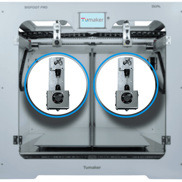 Tumaker Pro Dual Direct Drive HR – Direct Drive HR